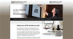 Desktop Screenshot of bh-hotelservice.dk